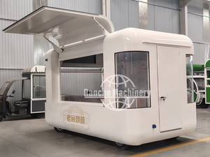 Fourneau de cuisson commercial à 4 roues en acier inoxydable résistant à la rouille, puissance intégrée de 2000 W, chariot de restauration rapide - Product Image 3