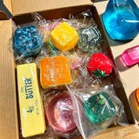 Jouet anti-stress en cube de qualité supérieure en stock avec logo, jouet sensoriel super solide en maltose pour soulager le stress