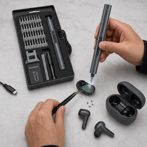 <span class=keywords><strong>Tournevis</strong></span> électrique magnétique sans fil 50-en-1, mini-stylo de précision pour <span class=keywords><strong>électricien</strong></span>, outil <span class=keywords><strong>professionnel</strong></span> pour <span class=keywords><strong>électricien</strong></span>, logo personnalisé - Product Image 1