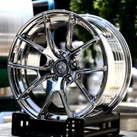 Jantes forgées 5x112 5x120 5x114.3 18 19 20 21 22 pouces en alliage chromé PVD pour BMW F30/F31 Série 3 Modèle Y Golf 5 GTI