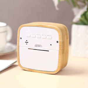 Vibration numérique Table réveil humidité température chevet Led réveil Reloj multifonctionnel mot numérique horloge de bureau - Product Image 3