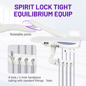 <span class=keywords><strong>Unit</strong></span>à dentaria elettrica della sedia con progettazione ergonomica di ceramica Spitton con il vassoio dello strumento per la clinica dentaria - Product Image 4