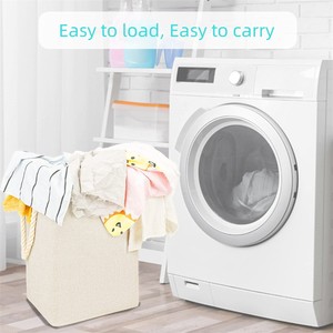 Bán Sỉ Đồ Gia Dụng Giỏ Đựng Đồ Giặt Gấp Gọn Lớn 72L Có Nắp Đậy Và Túi Có Thể Tháo Rời - Product Image 6