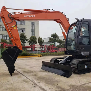 รถขุดฮิตาชิ ZX75 มือสอง สภาพดี ชั่วโมงการทำงานต่ำ แบบไฮดรอลิกตีนตะขาบ สำหรับงานก่อสร้างและงานดิน - Product Image 2