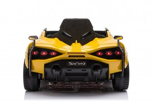รถยนต์ไฟฟ้าสำหรับเด็ก EU Warehouse รุ่น Lamborghini Sian สีเหลือง ผลิตจากพลาสติก สำหรับ<span class=keywords><strong>เด็ก</strong></span>อายุ 2-14 ปีขึ้นไป ใช้ได้ทั้ง<span class=keywords><strong>เด็ก</strong></span>ชายและ<span class=keywords><strong>เด็ก</strong></span>หญิง - Product Image 5