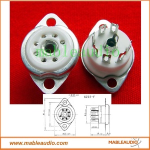 GZC7-F 7pins Ống ổ cắm/amp phần/7P Chân không ống ổ cắm gốm cho 6J1 6j2 6j4 6z4 6x4 - Product Image 3