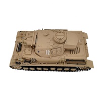 HengLong 3858 1/16 PanzerKampfwagen IV F1 bataille 2.4G militaire RC réservoir fumée son Radio télécommande métal matériel batterie