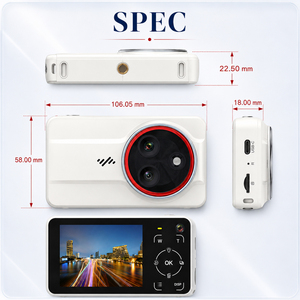 กล้องดิจิตอลวินเทจขนาดกะทัดรัด 5K 64MP พร้อม WiFi ซูม 16 เท่า หน้าจอพลิกได้ ออโต้โฟกัส เหมาะสำหรับการถ่ายวิดีโอบล็อก สำหรับนักเรียนและผู้เริ่มต้น - Product Image 5