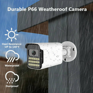 Kit NVR POE de 8 Canales, 4K 8MP, Impermeable IP66 para Exteriores, Cámara IP con Audio Bidireccional, Visión Nocturna a Todo Color, H.265, Reconocimiento Facial, Sistema de Aplicaciones - Product Image 5
