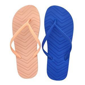 Fashion V Shape Textured Flip Flops <b>Ladies</b> Lightweight Beach Sandals Anti Slip Casual <b>Summer</b> <b>Slippers</b> Factory Direct Supply - Product Image 2
