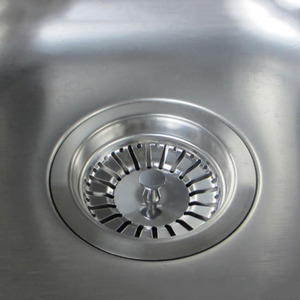 Desagüe <span class=keywords><strong>de</strong></span> Fregadero <span class=keywords><strong>de</strong></span> Cocina Moderno <span class=keywords><strong>de</strong></span> Acero Inoxidable con Tapón y Cubierta <span class=keywords><strong>de</strong></span> <span class=keywords><strong>Goma</strong></span> <span class=keywords><strong>para</strong></span> Fregadero - Product Image 1