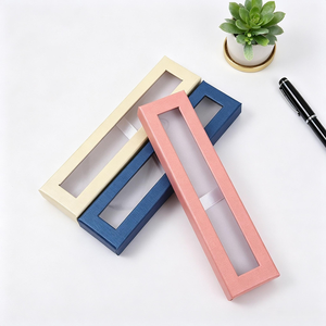Ample Ready Stock Packaging Box Clean Pen Box Top & Bottom <b>Paper</b> Box Ribbon Insert for Writing Gift Multiple Colors Available - Product Image 3