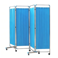 Paravent médical pliable bleu Defeng pour hôpital, écran de confidentialité mobile pour bloc opératoire, modèle Classe II, garantie 2 ans pour clinique
