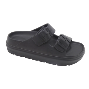 Mules à double sangle sandales femmes intérieur EVA sandales <span class=keywords><strong>femme</strong></span> pantoufles extérieur uni femmes curseurs pantoufles été semelle extérieure toboggan - Product Image 5