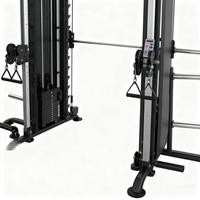 Machine Smith pour musculation à usage commercial avec croisement de câbles pour entraînement complet du corps - Équipement de fitness unisexe en acier au carbone
