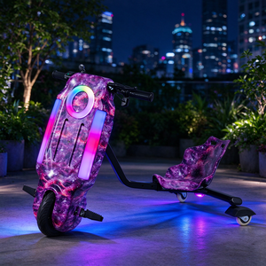 Triciclo Eléctrico con Marco de Acero, Capacidad de 75 kg, con Asiento Cómodo y Luces LED para Niños - Product Image 4