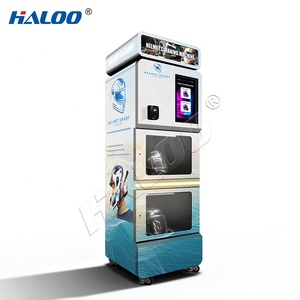 Distributeur automatique de nettoyage de casques personnalisé avec options de paiement par pièces, code QR, carte de <span class=keywords><strong>crédit</strong></span>, y compris le système de jetons SDK - Product Image 3