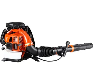 CE Approved Knapsack Leaf Blower 75.6cc Big Power Cleaning Filter Air Blower