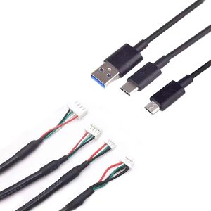 <span class=keywords><strong>USB</strong></span> A/Loại C/Micro <span class=keywords><strong>USB</strong></span> để JST cáp 4P 5pjst nối 0.3m chiều dài cho máy ảnh sử dụng PVC Áo khoác bện che chắn cho truyền dữ liệu - Product Image 1