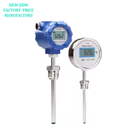 Waterproof Stainless Steel Industrial Temperature Gauge -200-600CC On-site Display Temperature Thermometer