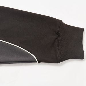 Sudadera Unisex de Algodón con Bloques de Color, Personalizable, Lisa, con Cuello Redondo, Estilo Vintage de Baloncesto con Ribete - Product Image 5