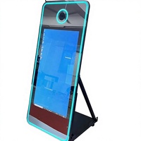 Photomaton portable Magic Mirror 70 pouces avec flight case, écran tactile 43 pouces, pour événements et fêtes, prix usine