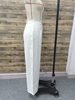 Pantalon décontracté ample de couleur unie pour femme, style européen et américain, grandes tailles
