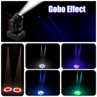 Luz Móvil Mini de 90W Lista para Enviar con 8 Colores, 8 Gobos, Control de Sonido Gobo, DMX512 para Club, Bar, Bodas, Fiestas y Eventos