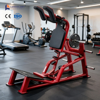 Machine de squat Hack à charge de plaques en acier robuste pour entraînement des fessiers, équipement de fitness professionnel pour salle de sport