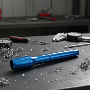 ต๊าปเกลียวแก๊สแบบเคลือบสีน้ำเงิน TA1315 สำหรับรูทะลุมาตรฐาน ISO 228 ต๊าปเกลียวเรียว - Product Image 3