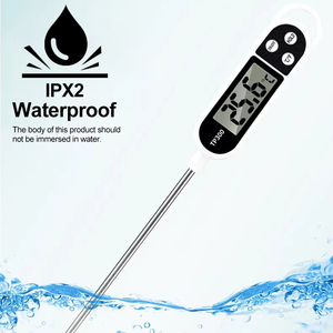 Nhiệt kế thực phẩm kỹ thuật số với màn hình <span class=keywords><strong>LCD</strong></span>, đầu dò thịt không thấm nước, để nấu trà sữa BBQ TP300 - Product Image 4