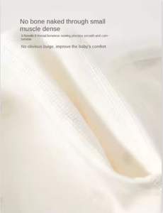 เสื้อแจ็คเก็ตเด็กแรกเกิดแบบไม่มีกระดูก ลายการ์ตูนหมี ผ้าฝ้ายแท้ ครึ่งตัว สำหรับเด็กผู้ชายและเด็กผู้หญิง อายุ 0-3 เดือน ฤดูใบไม้ผลิ/ฤดูร้อน/ฤดูใบไม้ร่วง แบรนด์ดัง - Product Image 3