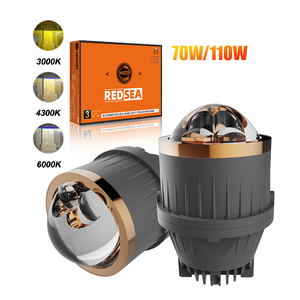 Đèn sương mù LED Projector Redsea Universal 120W ba màu, 3 inch, đèn chiếu sáng, đèn pha LED, đèn sương mù cho ô tô - Product Image 1