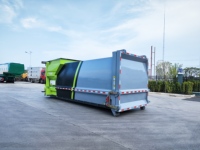 Compacteur de déchets mobile avec moteur, capacité de 22 m³/h, pour l'assainissement municipal