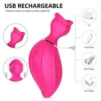 OEM 8-Gang Großhandelspreis Erwachsenen-Klitoris-Nippel-Saugspielzeug für Frauen Weiblicher Silikon-Vibrator mit Starker Saugkraft