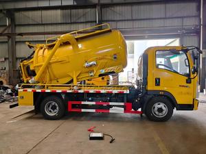 Howo 4x2 <b>Vacuum</b> Sewage Truck 5-6m³, 24MPa Jet <b>Pump</b> SK9 <b>Vacuum</b> <b>Pump</b> Remote Self-Dumping Sewer Dredger - Product Image 6