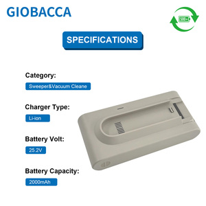Batería de aspiradora barredora de alta calidad para Dreame U10 VPV20A U20 25,2 V 2000mAh - Product Image 4