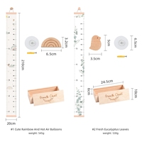 Puzzle de mesure de la taille des enfants mignon et très vendu, fournitures amusantes pour bébés en pleine croissance