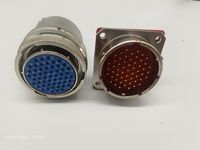 Connecteurs industriels mâles étanches IP68 en laiton de qualité militaire, série MS 5015, 6 broches, 6A 250V, pour audio