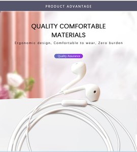 Auriculares deportivos estéreo con cable de 3,5mm, auriculares internos portátiles con micrófono para Samsung y <span class=keywords><strong>Huawei</strong></span> - Product Image 6