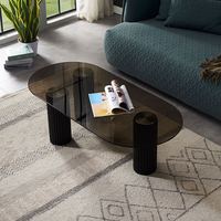 Table basse mobile de style nordique compacte et luxueuse avec structure métallique, mobilier de salon moderne et minimaliste, populaire