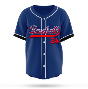 Maillot de baseball OEM pour homme, t-shirt de baseball vierge, uniformes de baseball brodés et imprimés par sublimation - Product Image 6