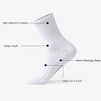 Chaussettes de sport de luxe personnalisées avec logo, chaussettes décontractées unisexes en coton, chaussettes pour hommes avec logo imprimé et brodé en gros
