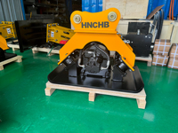Compacteur vibrant hydraulique pour excavatrice, accessoire de compactage du sol HNCHB
