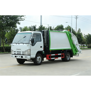 Camión Compactador de Basura ISUZU 4CBM con Volante a la Derecha, Nuevo Camión Recolector de <span class=keywords><strong>Residuos</strong></span> Diésel para <span class=keywords><strong>el</strong></span> Transporte de <span class=keywords><strong>Residuos</strong></span> Sólidos Municipales <span class=keywords><strong>en</strong></span> África - Product Image 1