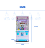 2 игрока мини игрушечный кран машина мини коготь машина с монетоприемником