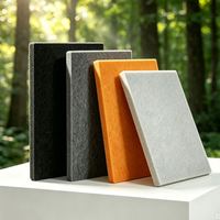 Panneau acoustique en fibre de polyester PET 1220x2440mm, panneau mural insonorisant pour studio, bureau et usage domestique
