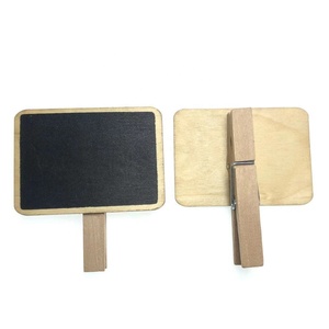 Bảng Đen Clip Label Cho Bảng Thông Báo Bảng Hiệu, Gỗ Craft Clip Sản Xuất Giá Nhà Máy - Product Image 2