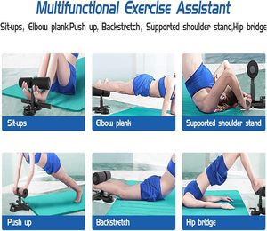 Wellshow Sit Up Bar Floor Portable avec 2 ventouses puissantes et support de pied réglable Abs Master Assistant Device - Product Image 6
