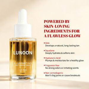 Gotas Autobronceadoras Personalizables de 30 ml, Suero Vegano Orgánico con Escualano, Ácido Hialurónico y DHA, Aceite Autobronceador Facial, Suavizante con Aloe, para Piel Amarillenta - Product Image 3